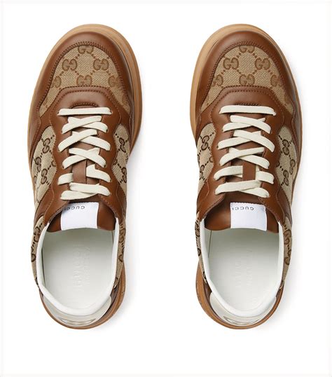 gucci lace up monogram sneakers|Gucci gg low top sneakers.